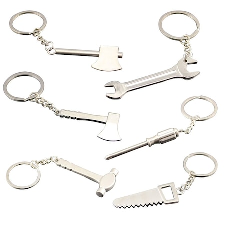 Home Plus Home Plus Metal Silver Key Ring D102229